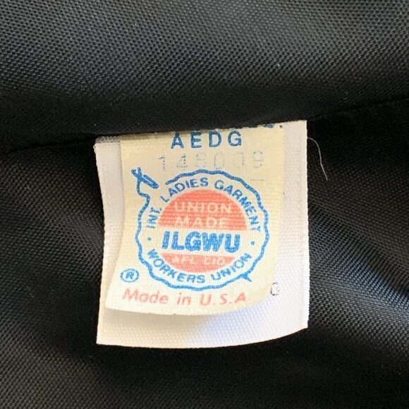 VTG Breckenridge ILGWU Houndstooth Black & White Blazer Sz 8 68G - Picture 8 of 10